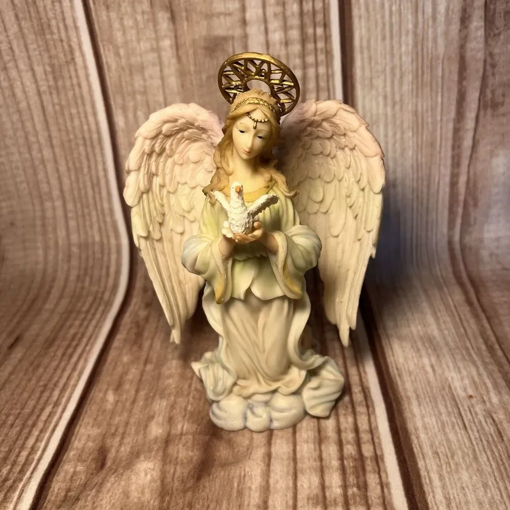 Christmas Around the World Serena Embracing Faith Angel Figurine